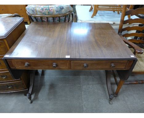 A George IV mahogany sofa table