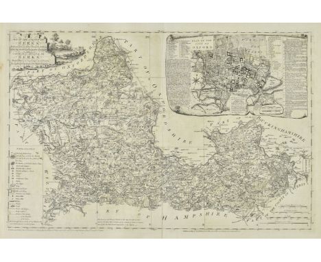 Berkshire. A Topographical Survey of the County of Berks, in Eighteen Sheets, in which is expressed, His Majesty's Royal Pala