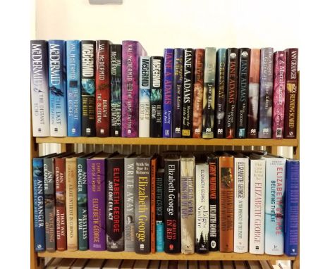 Detective Fiction . A collection of modern female author detective &amp; crime fiction, including Val McDermid, Elzabeth Geor