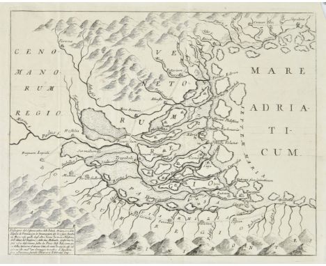 Silvestri (Carlo). Istorica e geografica descrizione delle antiche paludi adriane, ora chiamata, lagune di Venezia, 1st editi