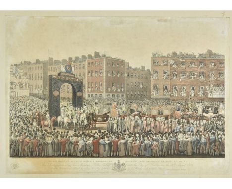* Havell (Robert, 1769-1832). His Majesty's Public Entry into the City of Dublin, &amp; His Majesty's Embarkation at Kingstow