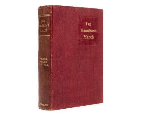 Churchill (Winston Spencer). Ian Hamilton's March, 1st edition, Longmans, Green, &amp; Co., 1900, portrait frontispiece, fold