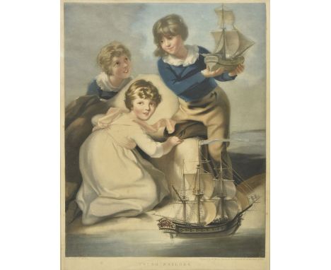 * Young (John). Young Sailors &amp; The Little Volunteer, published J. Young, 1799, pair of mezzotints after R. M. Paye, prin