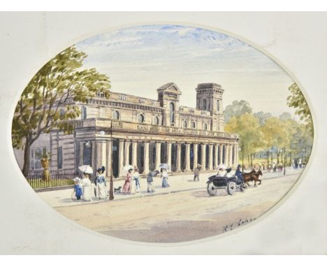 Warwickshire. An illuminated presentation album, containing watercolours of Warwickshire landmarks &amp; views by Herbert Edw