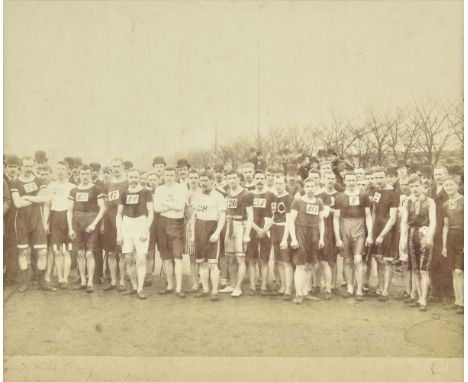 * Athletics. A large collection of Victorian and later athletics prints and photographs, including a Cross Country print by H