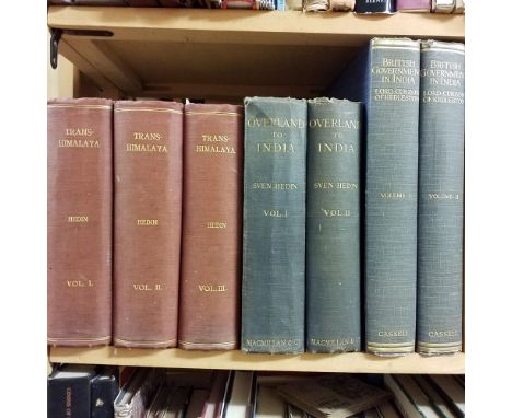 Hedin (Sven) . Trans-Himalaya, discoveries and adventures in Tibet, 3 volumes, 1909, 14 maps &amp; 538 (of 544) black &amp; w