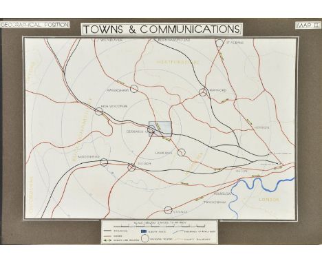 [Metroland] . 'The Regional Survey of Gerrards Cross based on the Six Inch O. S. Map No. 48 S. E.', Easter 1940, manuscript t