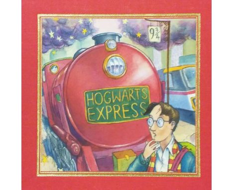 Rowling (J.K.) . Harry Potter and the Philosopher's Stone, 1st deluxe edition, 1999, minor toning throughout, original illust