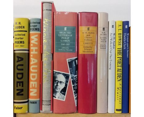 Auden (W.H.) . Collected Shorter Poems 1927-1957, 1st edition, 1966, Collected Longer Poems, 1st edition, 1968, some very min