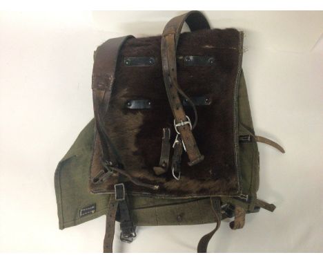 WW2 German Army 1943 Dated Tournister "Pony" Pack. Favoured by the Hitler Youth as the small.