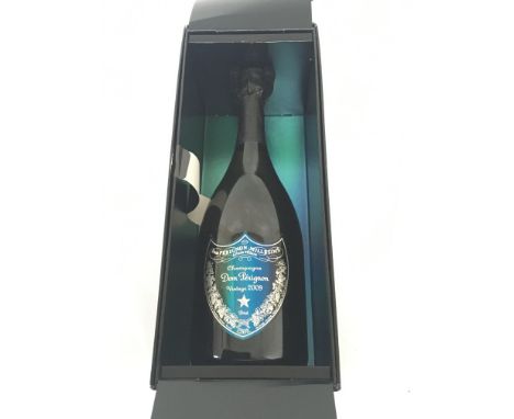 A bottle of Vintage limited edition Don Perignon Champagne 2009 a limited edition by Tokujin Yoshioka very good condition in 