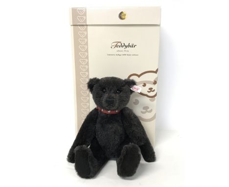 Boxed Black limited edition Steiff bear cat B postage