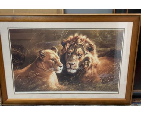 Michael Jackson, Ltd edition Giclee print titled Pride of Africa, 49/95