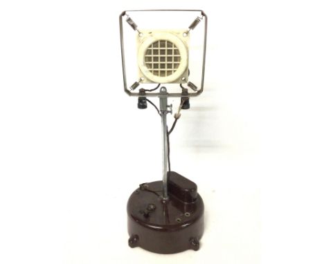 Vintage 1930s bakelite microphone Braun Cosmophone BMF2020. Approximately 34cm tall. Category C postage