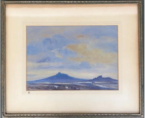 K. Airini Vane, Dartmoor Landscape, pastel on paper, signed and dated lower left 1924, 25x35cm 