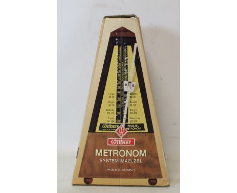 Boxed German Wittner metronome. 