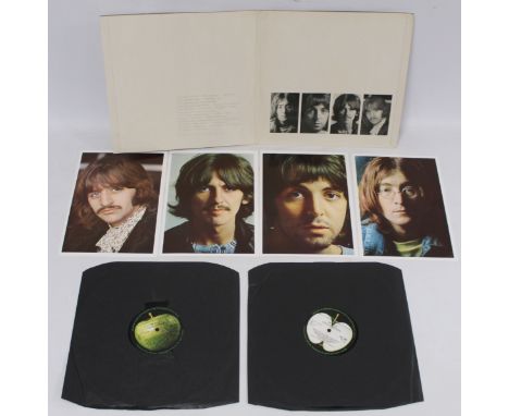 Beatles White Album original Mono 1968 UK first press, numbered sleeve 0139683. Top opening, original black inners pics and p