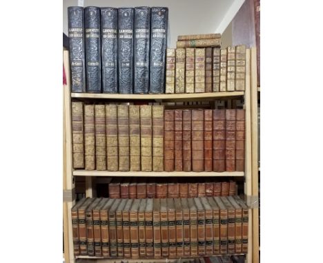 French Antiquarian. A large collection of mostly 19th Century French language literature, including Histoire Naturelle Des Mi