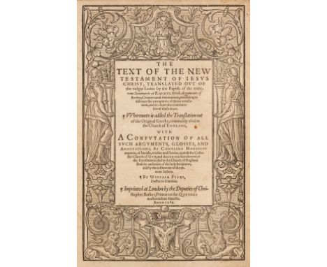 New Testament [English]. The Text of the New Testament of Jesus Christ, translated out of the vulgar Latine by the papists of