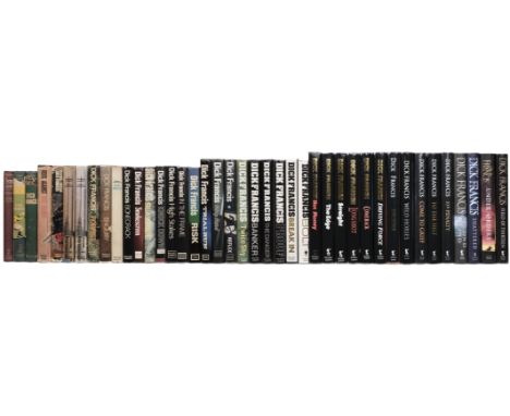 Francis (Dick). A set of 41 novels, 1st editions, 1962-1998, a complete run from Dead Cert, 1962 to Field of 13, 1998, 2 copi
