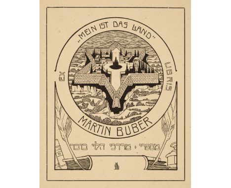 * Lilien (Ephraim Moshe, 1874-1925). A Group of seven Ex-Libris by E. M. Lilien, including Anselm Hartog, Carl Messer, Leo Wi