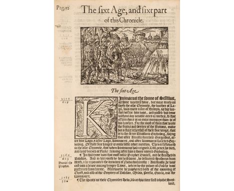 [Grafton, Richard]. [A Chronicle at Large and Meere History of the Affayres of Englande and Kinges of the same, Deduced from 