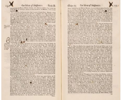 [Locke, John]. [The Works of John Locke, Vol. 1 [of 3], 2nd edition, London: A. Churchill &amp; A. Manship, 1722], lacks titl
