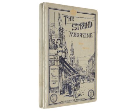 [Doyle, Arthur Conan]. The Strand Magazine, Volume I, Number 3, London: George Newnes, March 1891, etched frontispiece by Que