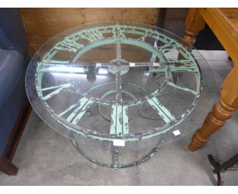 A clock occasional table