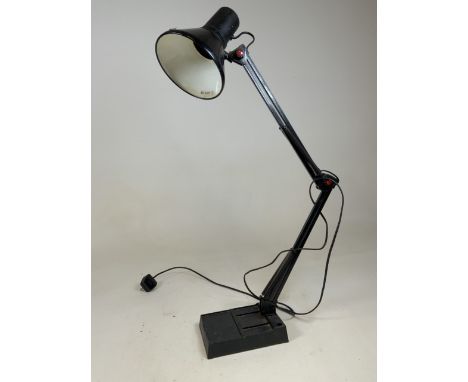 A Micro mark swing arm angle poise lamp with removable base. 