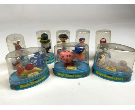 Magic Roundabout collectable toys to include Dougal, Brian, Ermintrude, Zebedee, Florence, Basil, Dylan and Mr Rusty all with