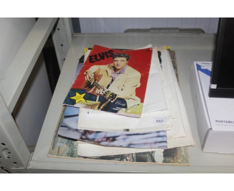 A quantity of Elvis posters