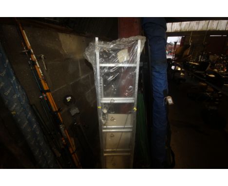 A Homebase two section loft ladder, as new