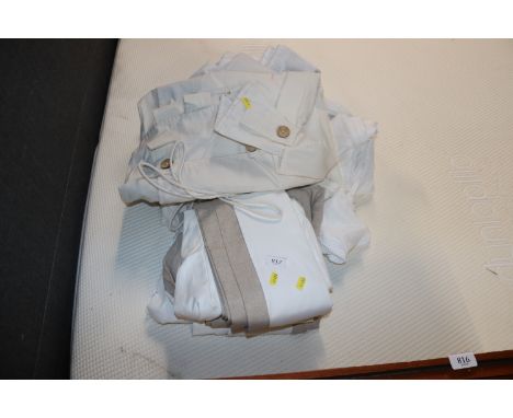 A quantity of various curtains 