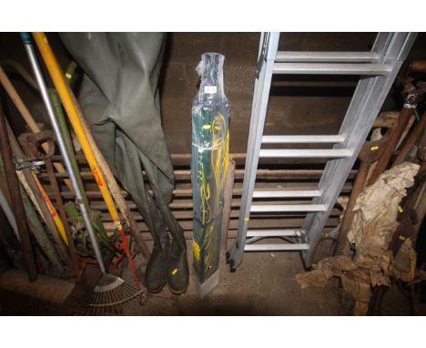 A rotary garden clothes airer, as new