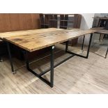OHIO Design High top Table 120"x42"x42.25"