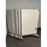 (15qty) Mobile Magnetic Dry Erase Room Divider White Boards
