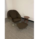 Knoll Womb Chair w/ Ottoman, Large