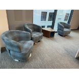 (3qty) Jason Furniture Swivel Chairs