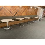 (6qty) Andreu World Podium Café Tables.