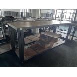 (4qty) Custom High Top Wood Tables 108"x36"x42"