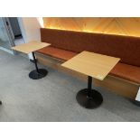 (8qty) Andreu World Podium Café Tables.