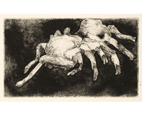 Apiary Press. Some Arachnids. Twelve Etchings by Joyce Sills, Apiary Press, 1961, 12 etchings, including title vignette, a fe