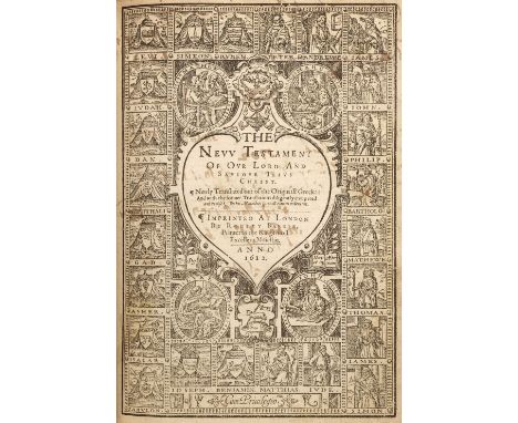 Bible [English]. [The Holy Bible, Conteyning the Old Testament and the New: Newly Translated out of the Originall tongues...,