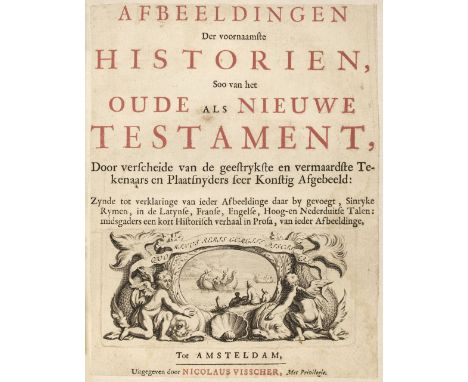 Visscher (Nikolaas, publisher). Afbeeldingen Der Voornaamste Historien, Soo Van Het Oude Als Nieuwe Testament, Door Verscheid