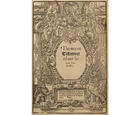 Bible [English]. [The Holy Byble, conteynyng the Olde Testament, and the New. Set foorth by aucthoritie, Imprinted at London 