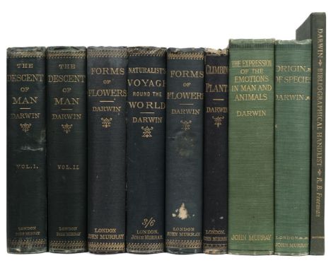 Darwin (Charles). The Descent of Man, and selection in relation to sex, 2 volumes, 1st edition, mixed issue, London: John Mur