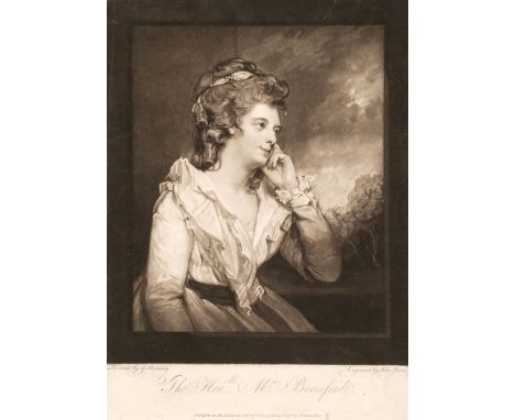 * Portraits. A Collection of approximately 140 portraits, 18th &amp; 19th century, mezzotint portraits by or after R. Earlom,