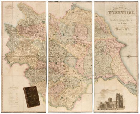 Yorkshire. Teesdale (Henry &amp; Stocking C.), To the Nobility, Gentry &amp; Clergy of Yorkshire, this map of the county cons