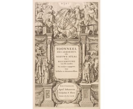 Atlas Title pages. A collection of 23 titles, 17th - 19th century, engraved title and half-title pages including examples by 